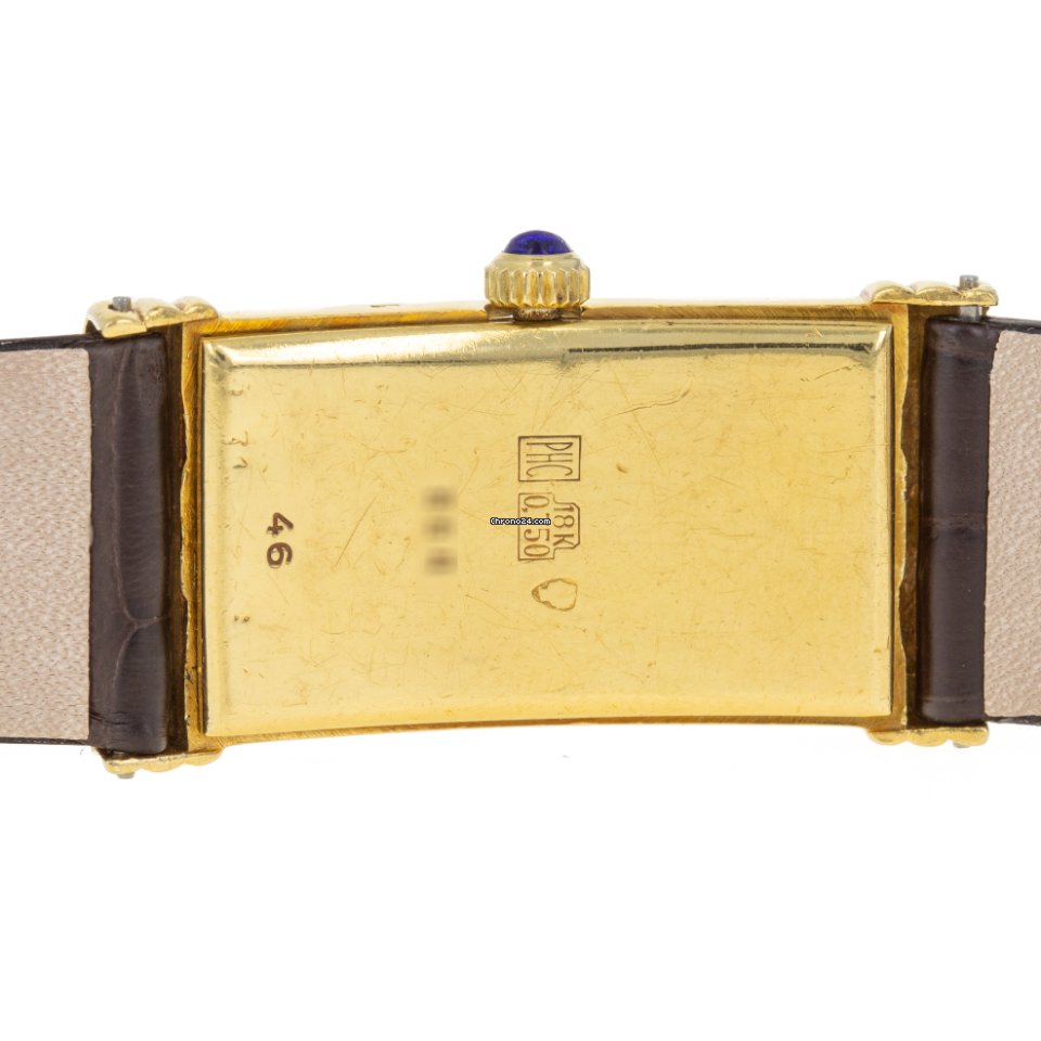Cartier Tank Mens watch Unisex Manual winding Yellow gold 864 Replica 7