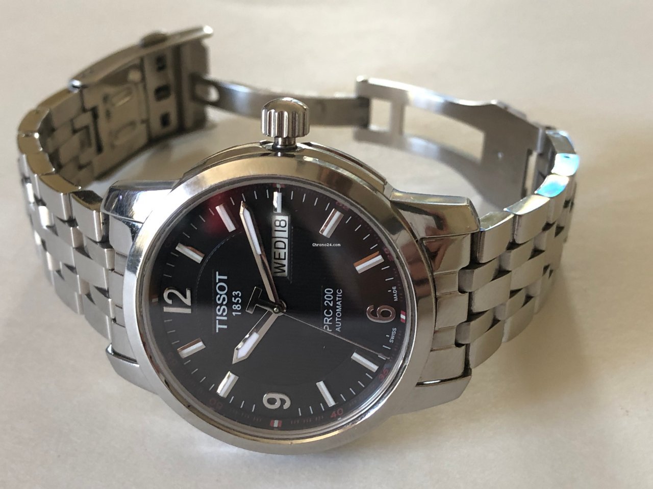 Tissot PRC 200 Mens watch Unisex Automatic Steel T055.410.11.057.00 Replica 7