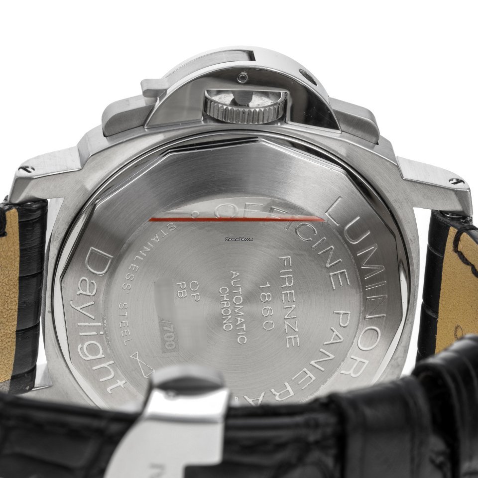IMG_9081 Panerai Luminor Chrono Mens watch Unisex Automatic Steel PAM 00188 Replica 7