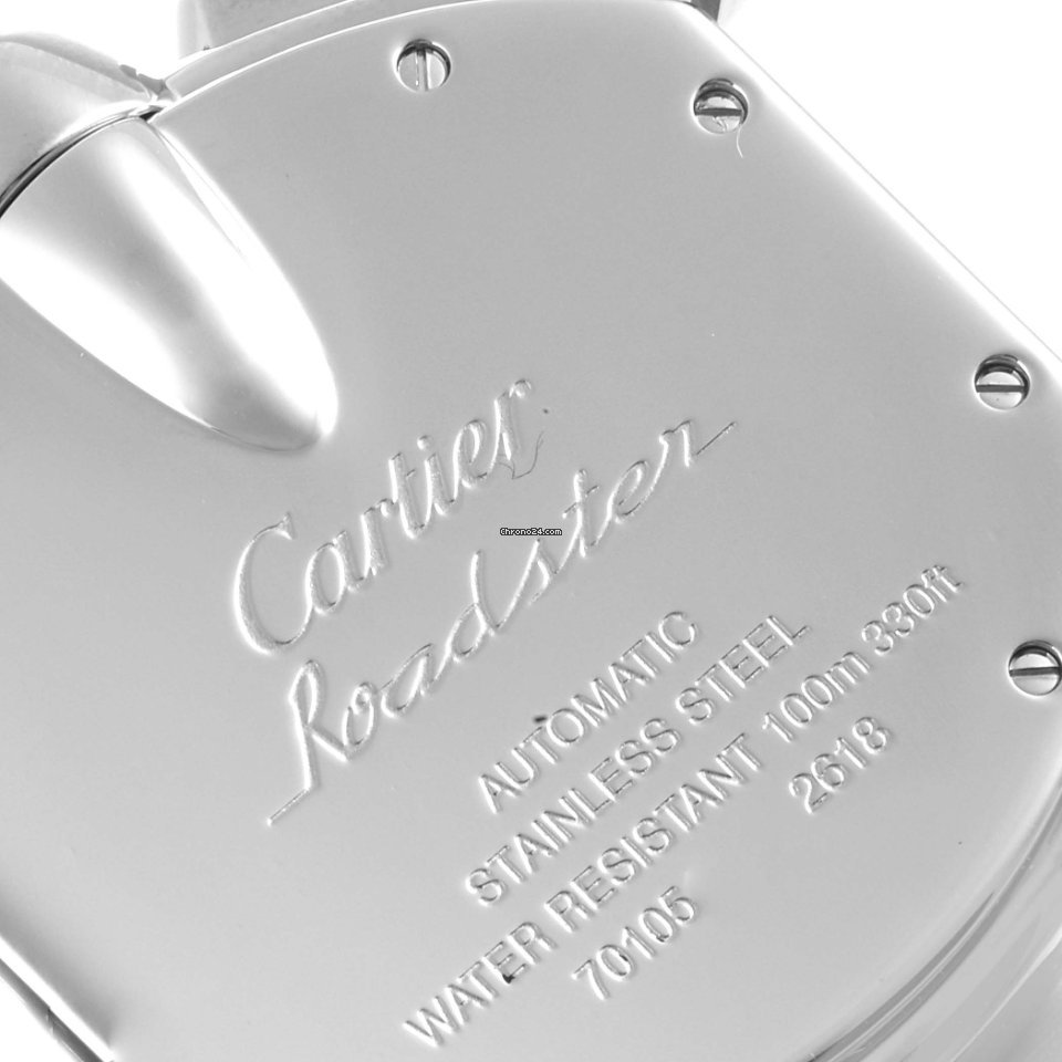 IMG_9081 Cartier Roadster Mens watch Unisex Automatic Steel W62020X6 Replica 7
