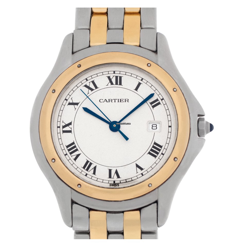 Cartier Cougar Womens watch Quartz Steel 117000 Replica 7