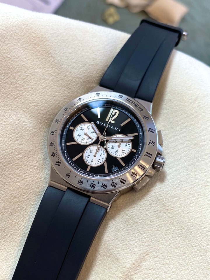 Bulgari Diagono Mens watch Unisex Automatic Steel DG41BSVDCHTA Replica 7