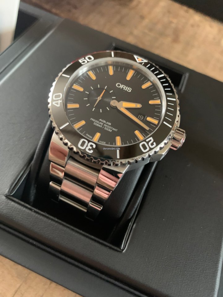 IMG_9081 Oris Aquis Small Second Mens watch Unisex Automatic Steel 01 743 7733 4159-07 4 24 64EB Replica 7