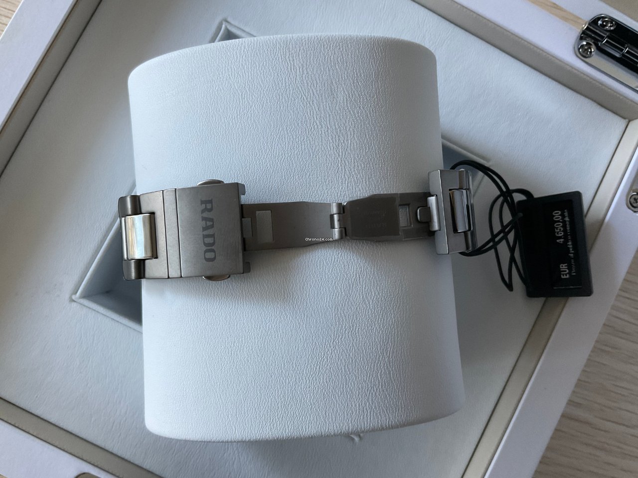 IMG_9081 Rado HyperChrome Chronograph Mens watch Unisex Automatic Ceramic R32024202 Replica 7