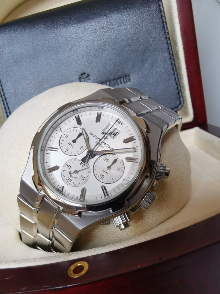 IMG_9081 Vacheron Constantin Overseas Chronograph Mens watch Unisex Automatic Steel 49140-423A-8790 Replica 7