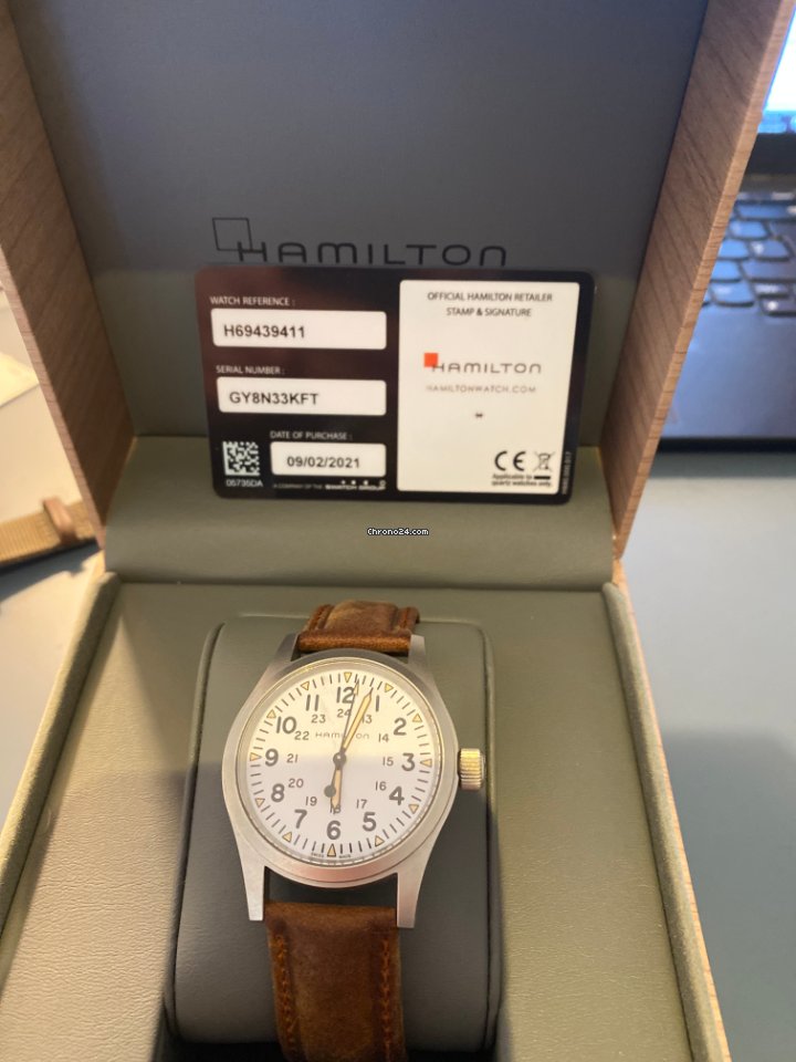 IMG_9081 Hamilton Khaki Field Mens watch Unisex Manual winding Steel H69439411 Replica 7