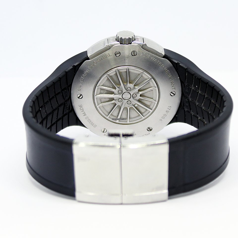 Porsche Design Flat Six Mens watch Unisex Quartz Steel P6320 Replica 7