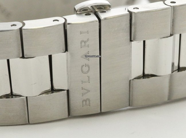 IMG_9081 Bulgari Solotempo Mens watch Unisex Quartz Steel ST37S Replica 7