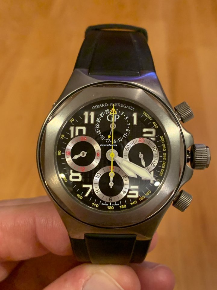 Girard Perregaux Laureato Mens watch Unisex Automatic Titanium 80180-21-611-FK6A Replica 7