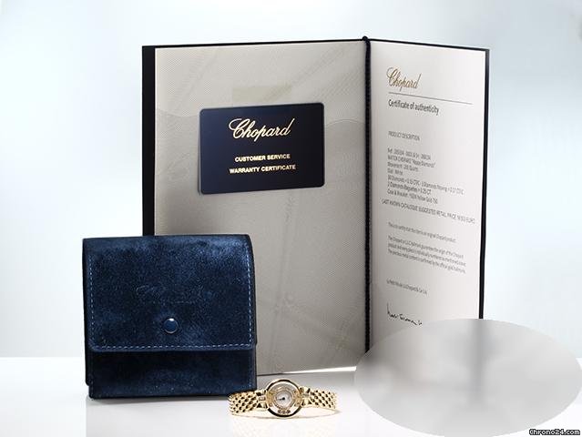 IMG_9081 Chopard Happy Diamonds Womens watch Quartz Yellow gold 20 5334 Replica 7