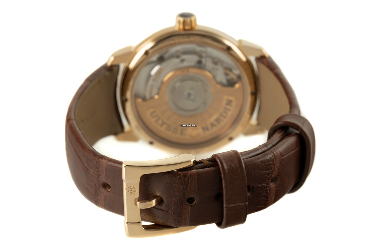 IMG_9081 Ulysse Nardin Classico Womens watch Automatic Yellow gold 8106-116 Replica 7