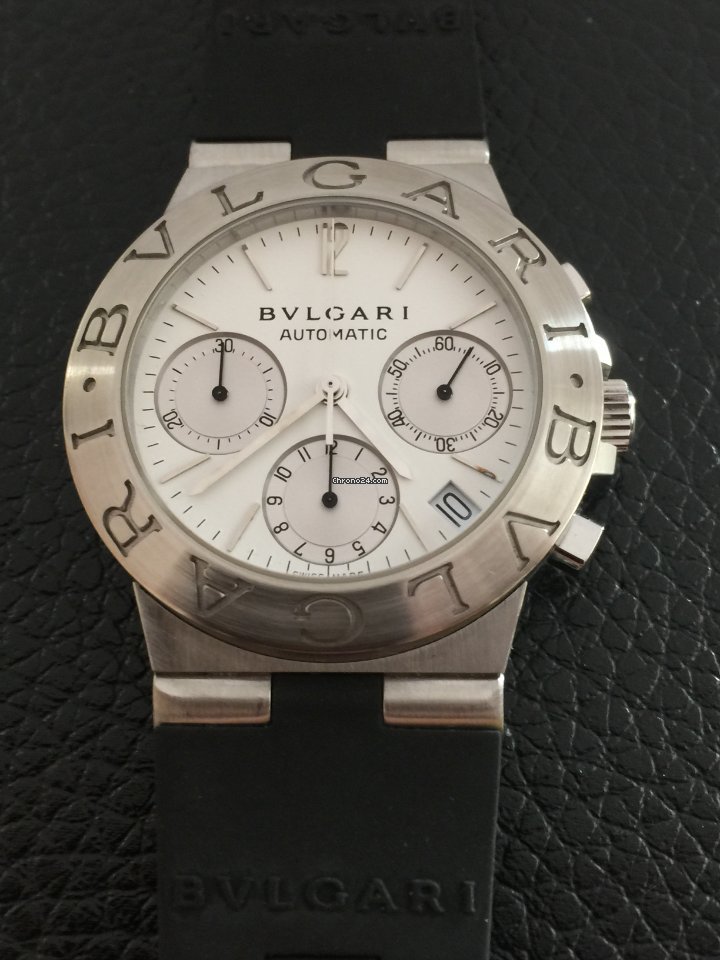 IMG_9081 Bulgari Diagono Mens watch Unisex Automatic Steel CH 35 S Auto Replica 7