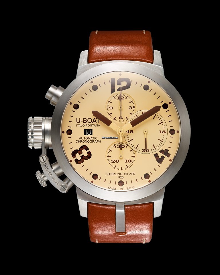 IMG_9081 U-Boat Classico Mens watch Unisex Automatic Silver 6948 Replica 7