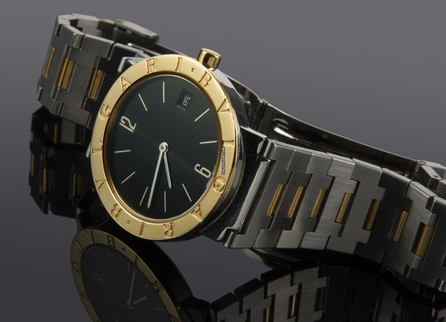 Bulgari Bulgari Mens watch Unisex Quartz Gold Steel BB 38 SGD Replica 7