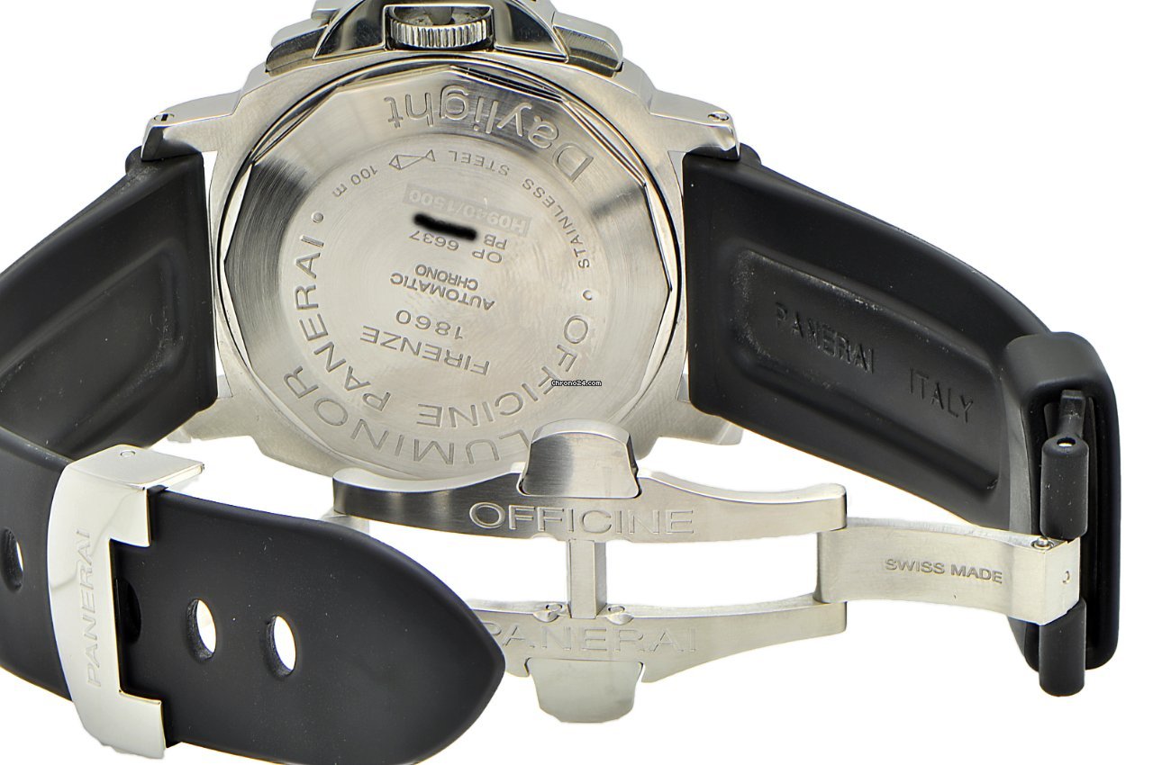 IMG_9081 Panerai Luminor Chrono Mens watch Unisex Automatic Steel Pam196 Pam00196 Replica 7