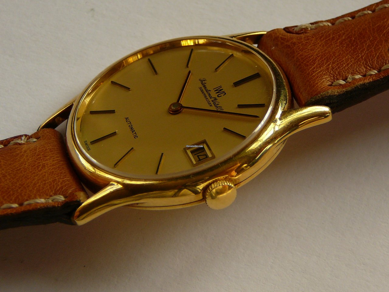 IWC Mens watch Unisex Automatic Yellow gold 3204 Replica 7