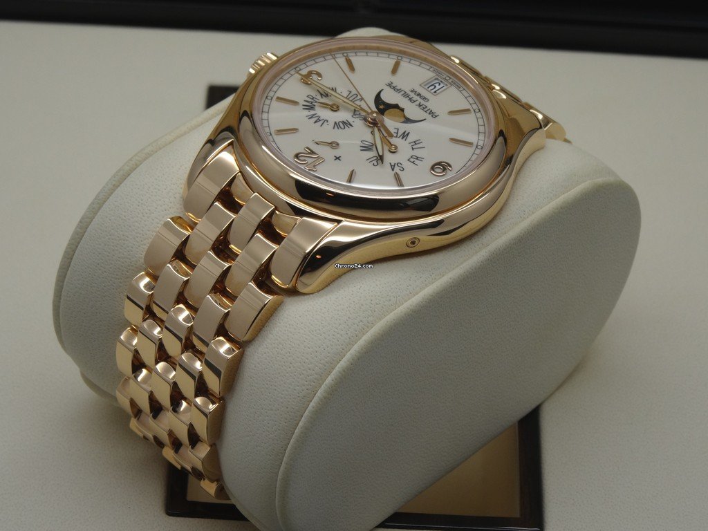 Patek Philippe Annual Calendar Mens watch Unisex Automatic Rose gold 5146 1R-001 Replica 7