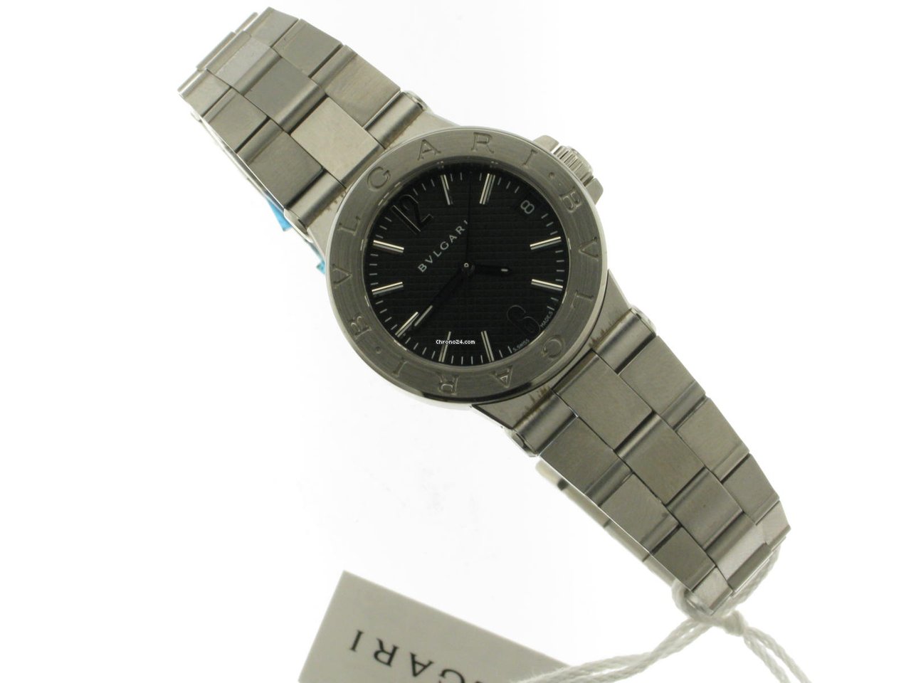 Bulgari Diagono Mens watch Unisex Quartz Steel DG29BSSD Replica 7