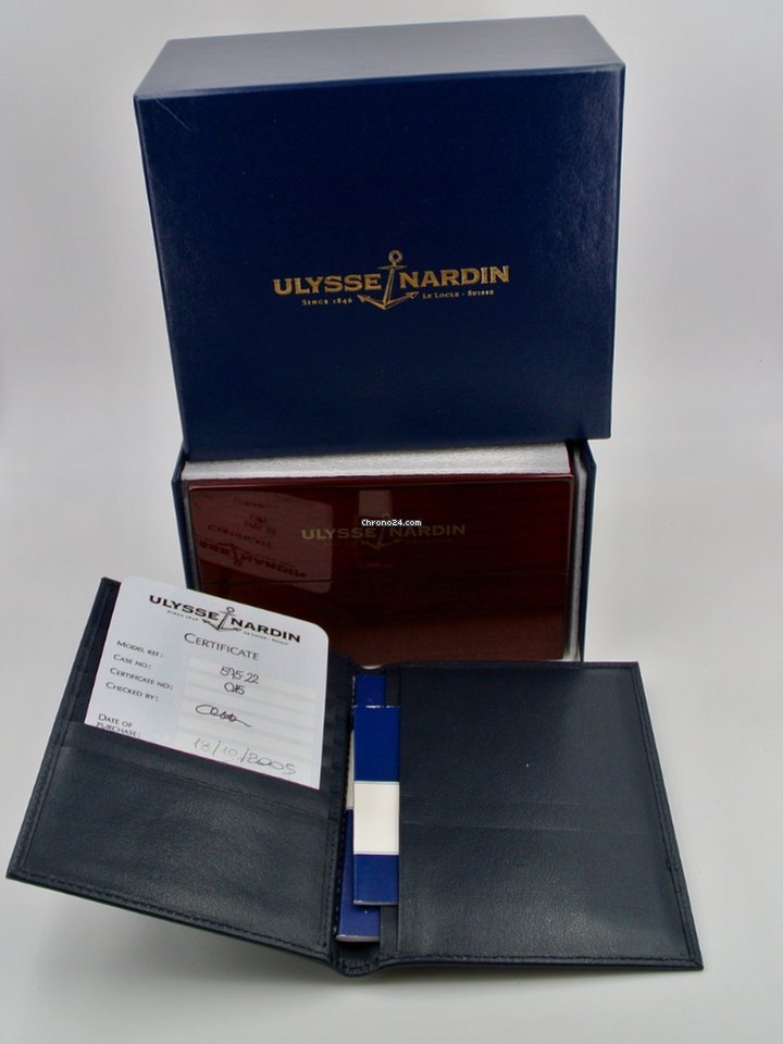 Ulysse Nardin Automatic Gold Steel 575-2 Replica 7