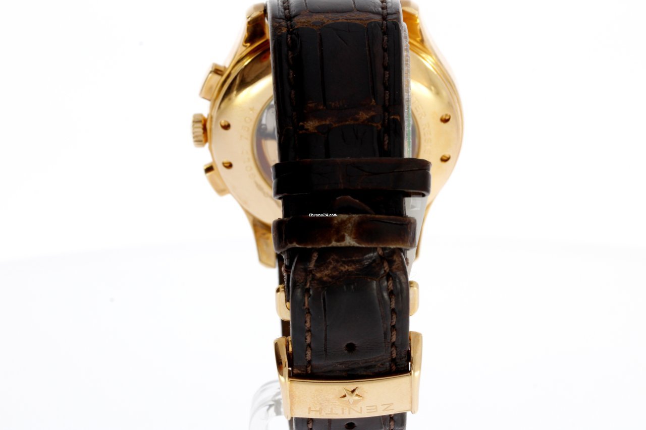 IMG_9081 Zenith El Primero Automatic Rose gold 1805204021 Replica 7