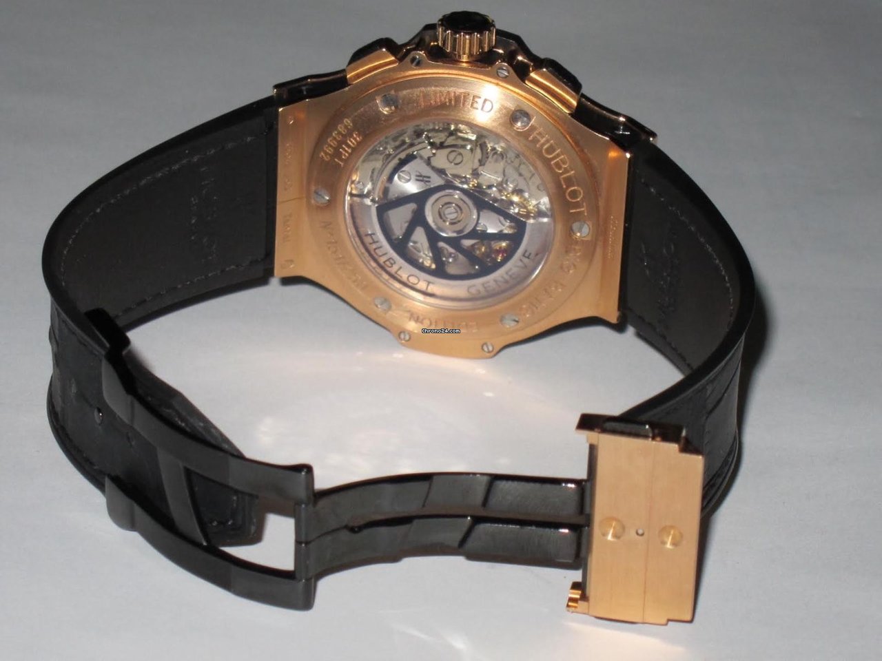 IMG_9081 Hublot Big Bang Mens watch Unisex Automatic Rose gold 301.PT.130.RX Replica 7