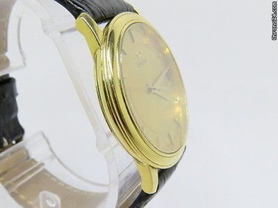 IMG_9081 Omega Mens watch Unisex Quartz Yellow gold 46101102 Replica 7