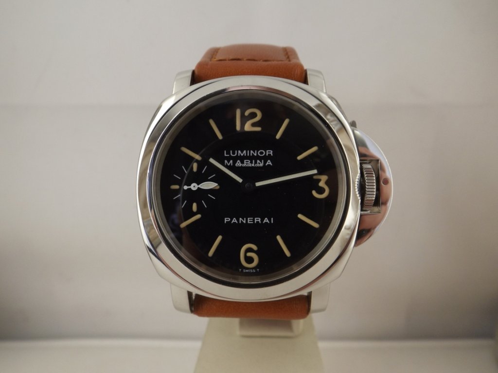 IMG_9081 Panerai Luminor Marina Manual winding Steel Pam001 Replica 7