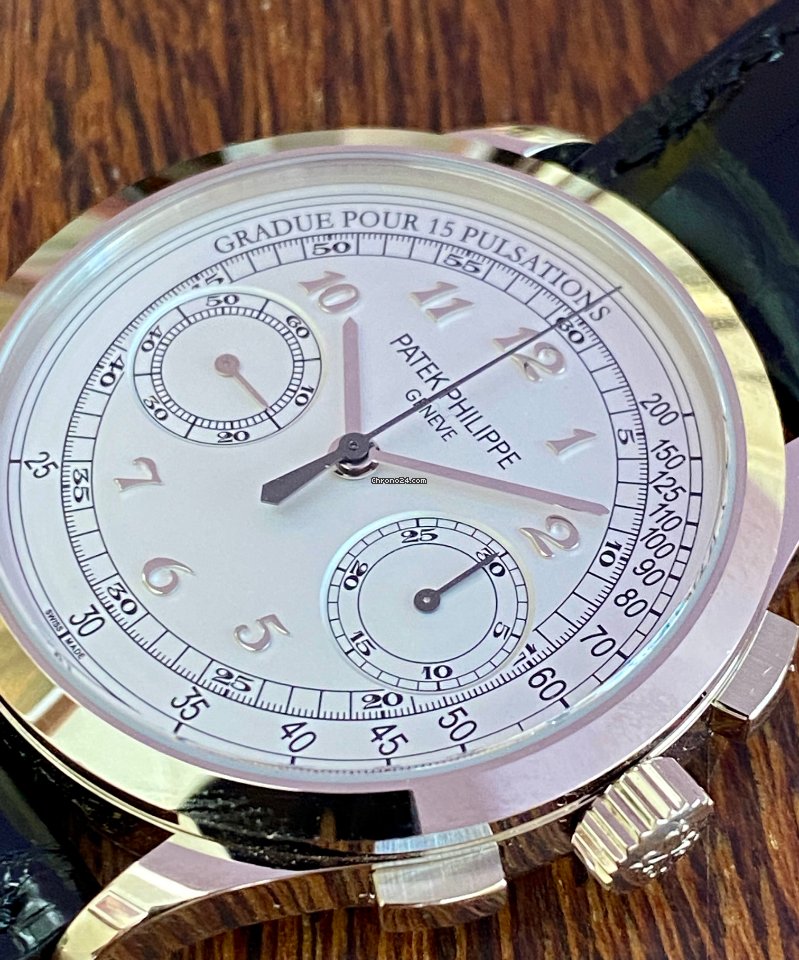 Patek Philippe Chronograph Mens watch Unisex Manual winding White gold 5170G Replica 7