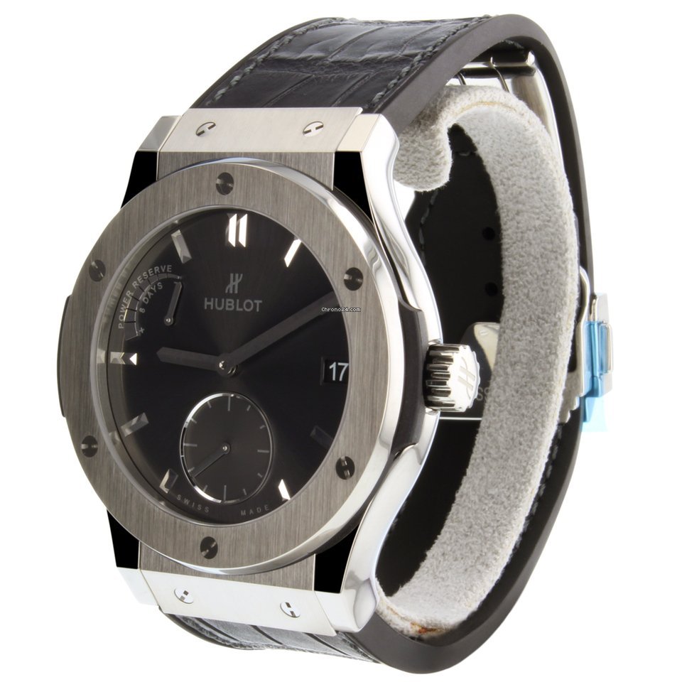IMG_9081 Hublot Classic Fusion Mens watch Unisex Manual winding Titanium 516NX7070LR Replica 7