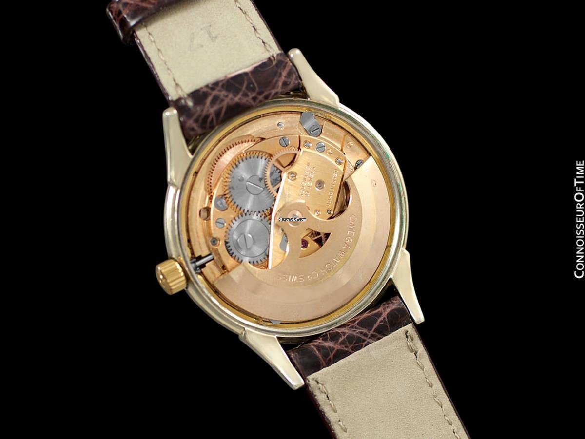 IMG_9081 Omega Seamaster Mens watch Unisex Automatic Gold Steel 5677 Replica 7