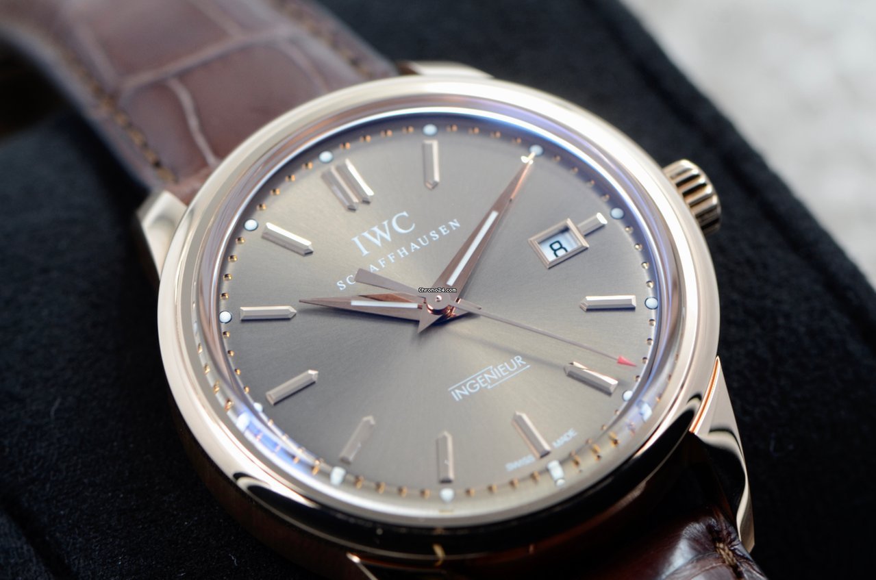 IMG_9081 IWC Ingenieur Automatic Mens watch Unisex Automatic Rose gold IW323312 Replica 7