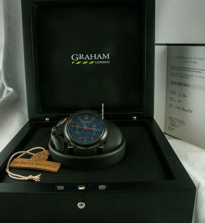 Graham Chronofighter Mens watch Unisex Automatic Steel 2TRAB.B10A Replica 7