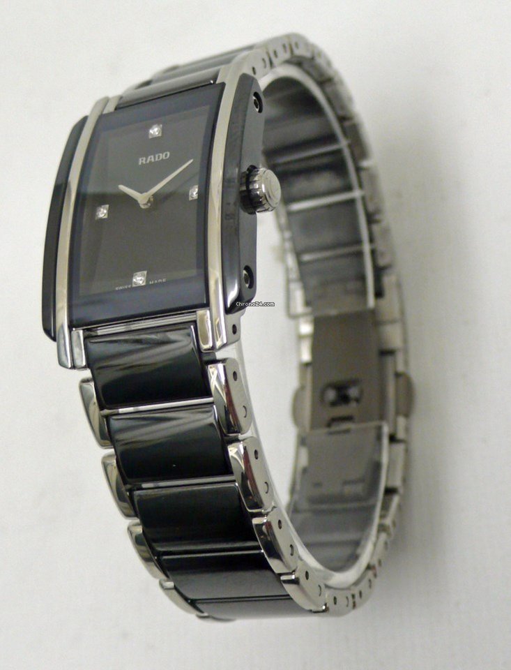 IMG_9081 Rado Integral Womens watch Quartz Ceramic R20613712 Replica 7