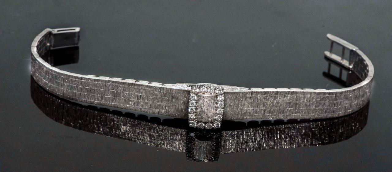 IMG_9081 Piaget Womens watch Manual winding White gold 1960s Piaget Concealed Dial Diamond Set 18KT White Gold Ladi Replica 7