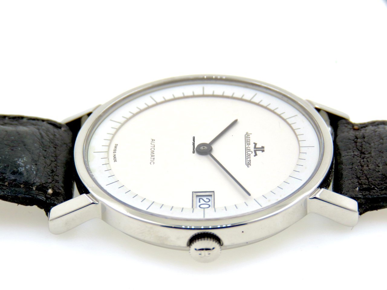 Jaeger-LeCoultre Mens watch Unisex Automatic Steel J98020 Extra Slim Automatic Case 34.5mm. Stainless Steel Men Watch Replica 7