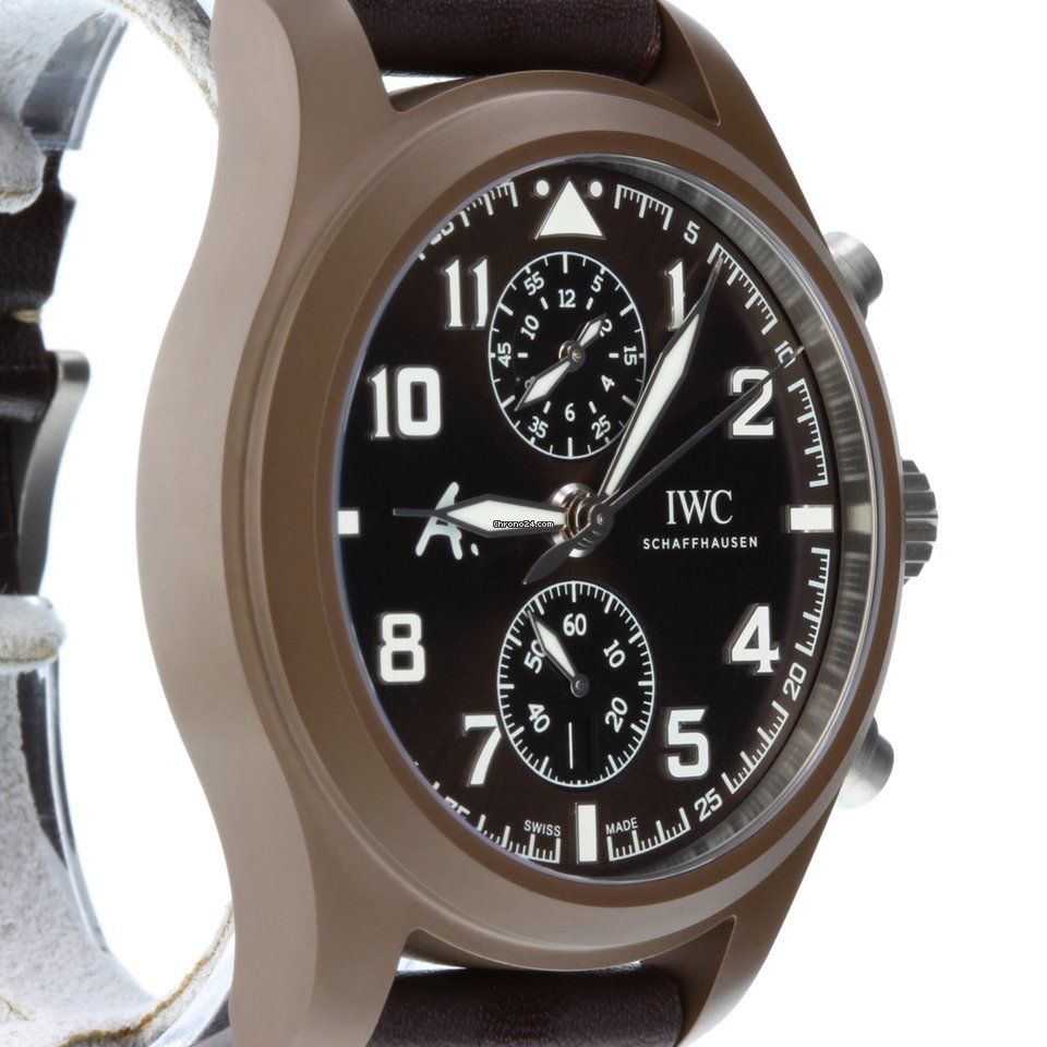 IWC Pilot Chronograph Mens watch Unisex Automatic Ceramic IW388004 Replica 7