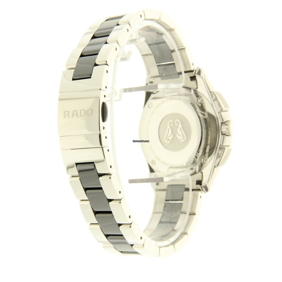 IMG_9081 Rado HyperChrome Chronograph Mens watch Unisex Quartz Steel R32038152 Replica 7