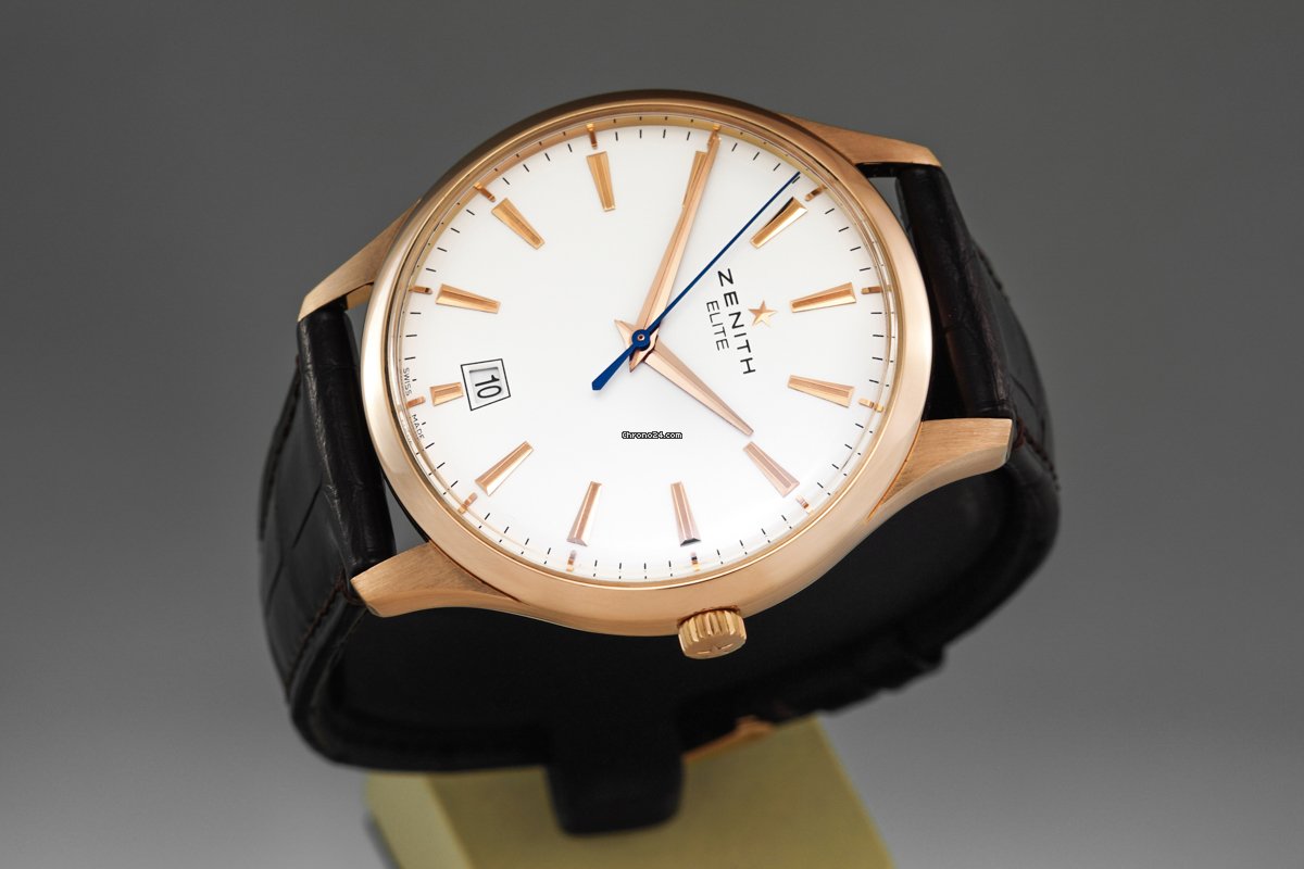 Zenith Captain Central Second Mens watch Unisex Automatic Rose gold 18.2020.670 11.C498 Replica 7