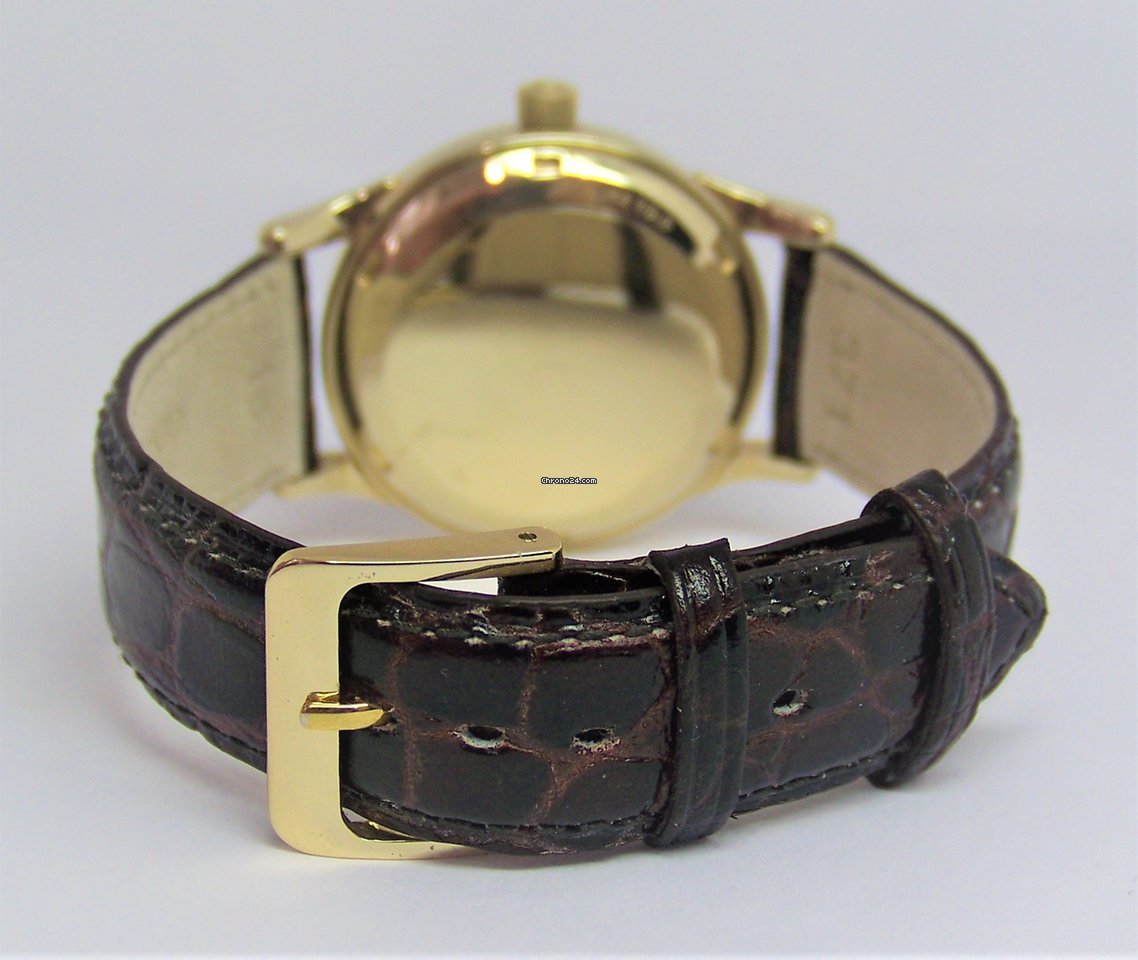 IMG_9081 Omega Seamaster Mens watch Unisex Manual winding Yellow gold 9082 Replica 7