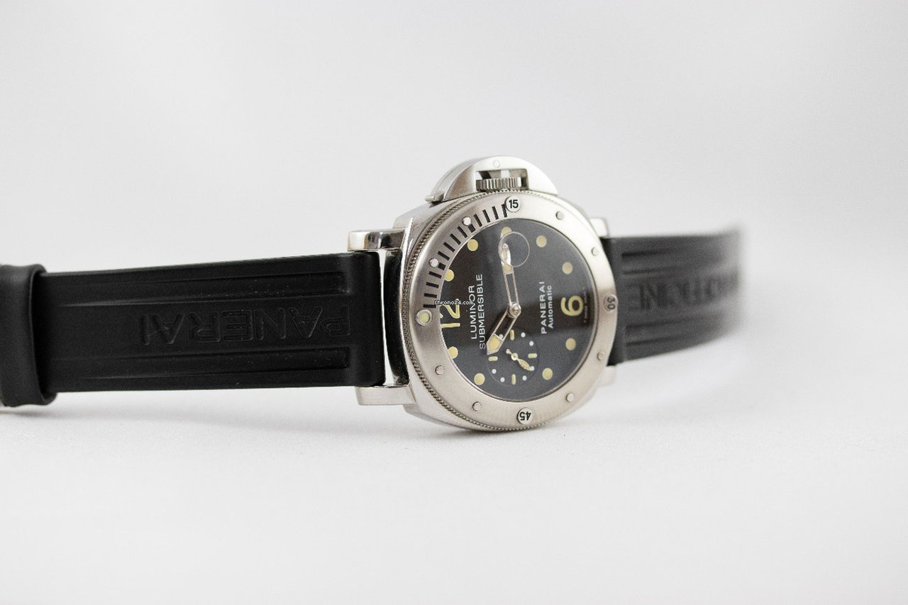 IMG_9081 Panerai Luminor Submersible Mens watch Unisex Automatic Steel OP6561 Replica 7