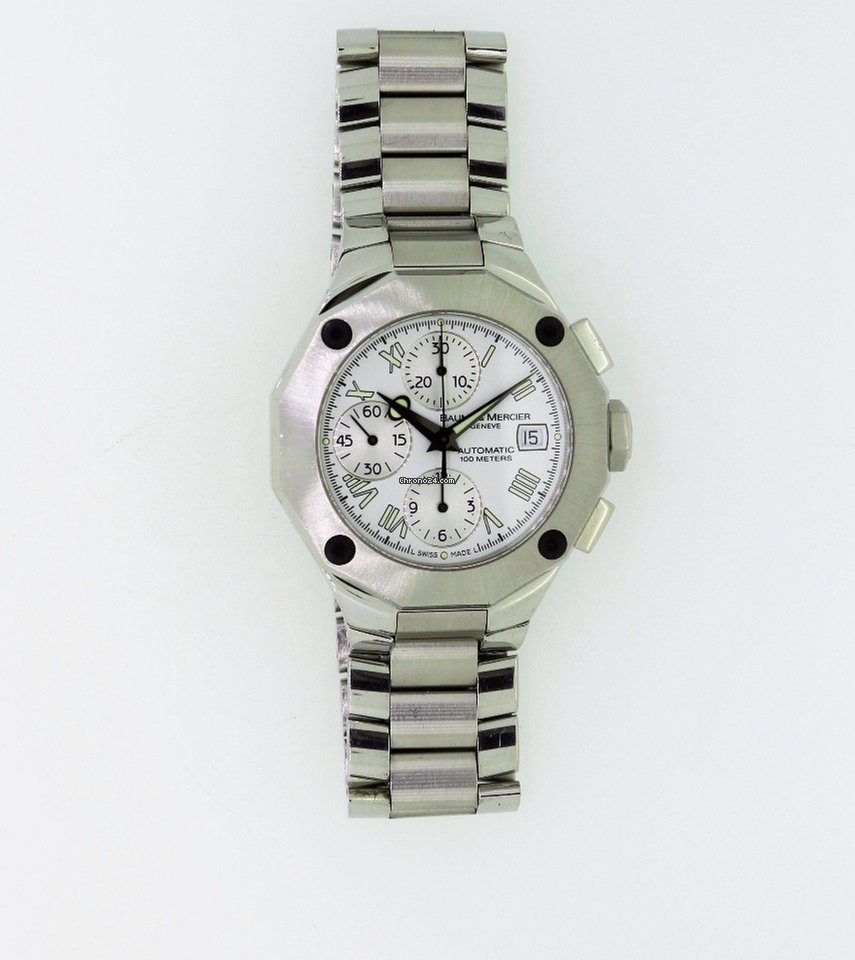 Baume & Mercier Riviera Mens watch Unisex Automatic Steel 65600 Replica 7