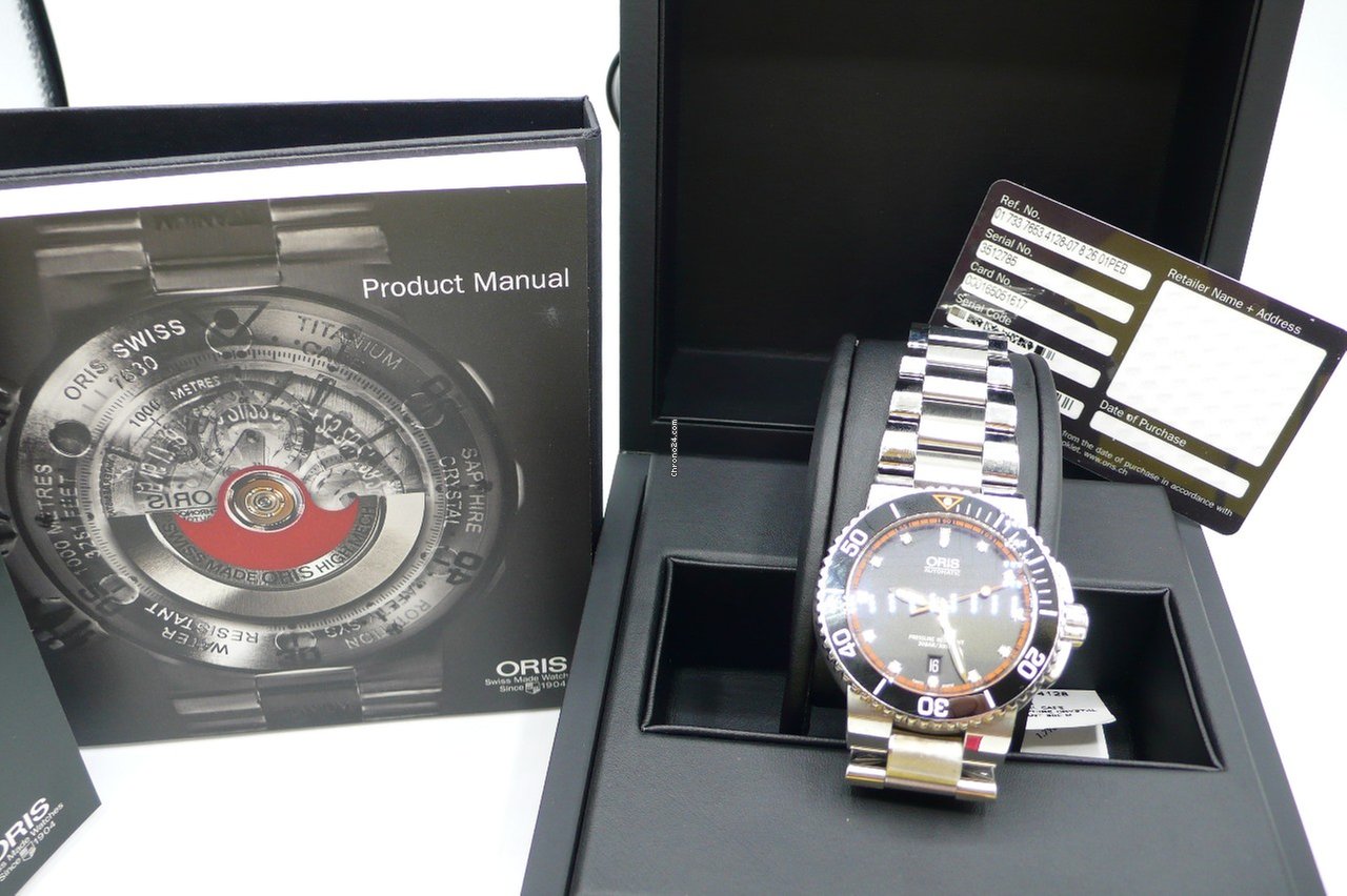 IMG_9081 Oris Aquis Date Mens watch Unisex Automatic Steel 01 733 7653 4128-07 8 26 01PEB Replica 7