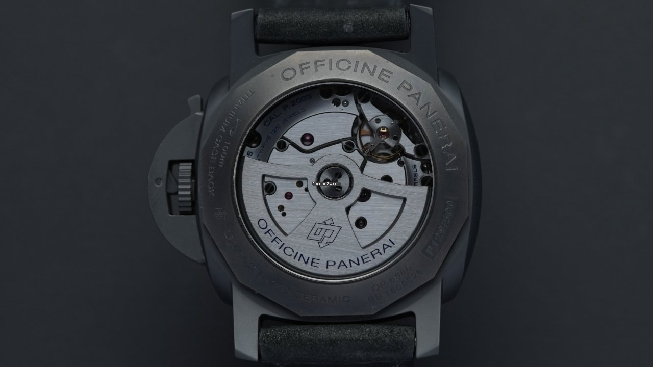IMG_9081 Panerai Luminor 1950 10 Days GMT Mens watch Unisex Automatic Ceramic PAM 00335 Replica 7