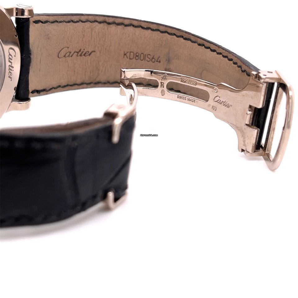 Cartier Rotonde de Cartier Mens watch Unisex Manual winding White gold W1550751 Replica 7