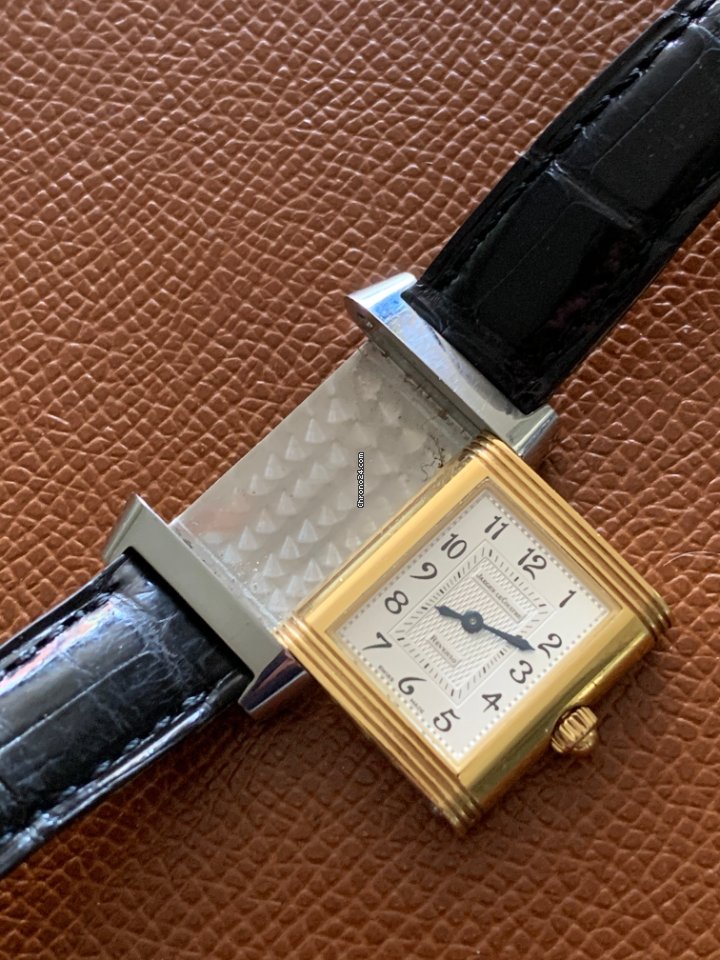 Jaeger-LeCoultre Reverso Duetto Womens watch Manual winding Gold Steel 266.5.44 Replica 7