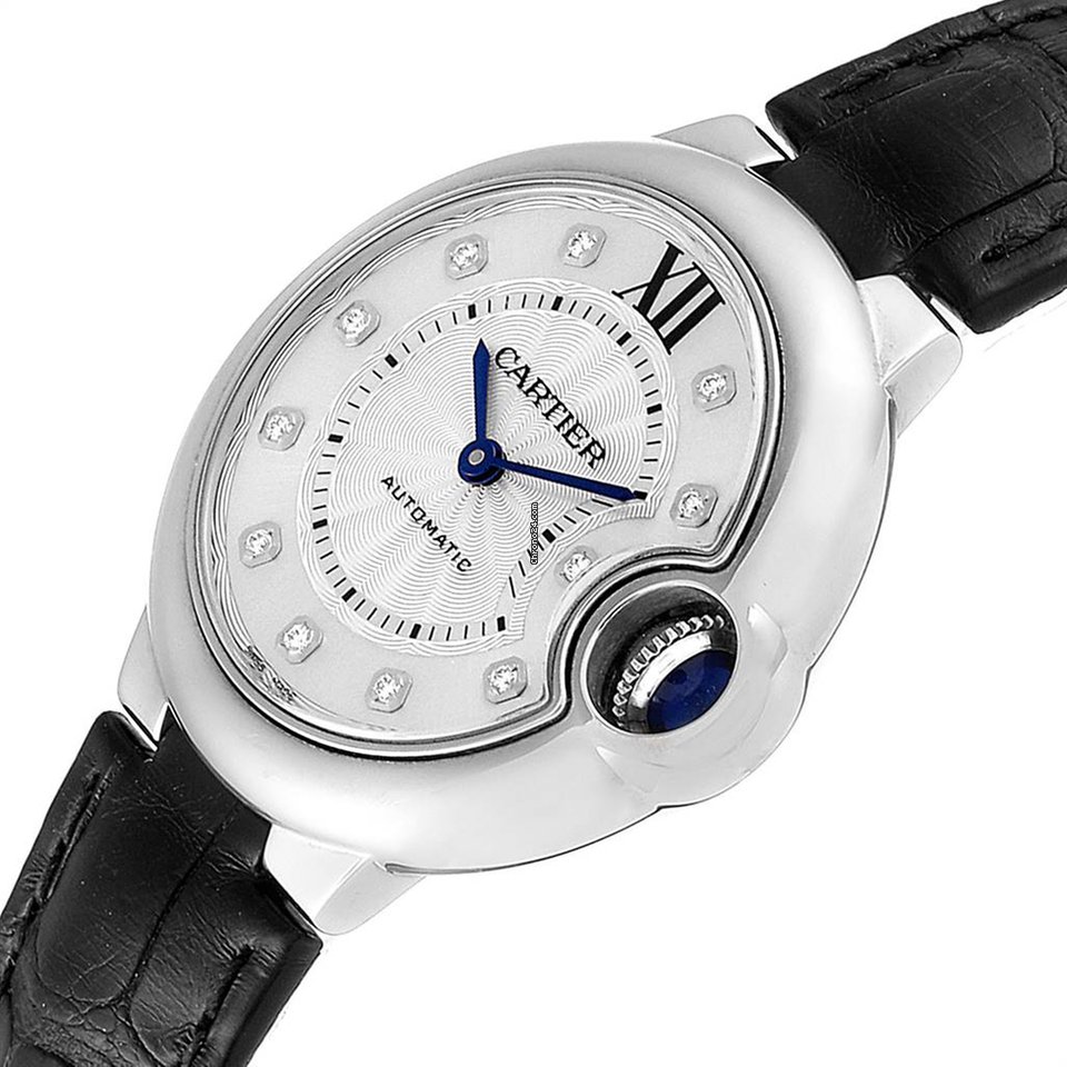 IMG_9081 Cartier Ballon Bleu 33mm Womens watch Automatic Steel W4BB0009 Replica 7