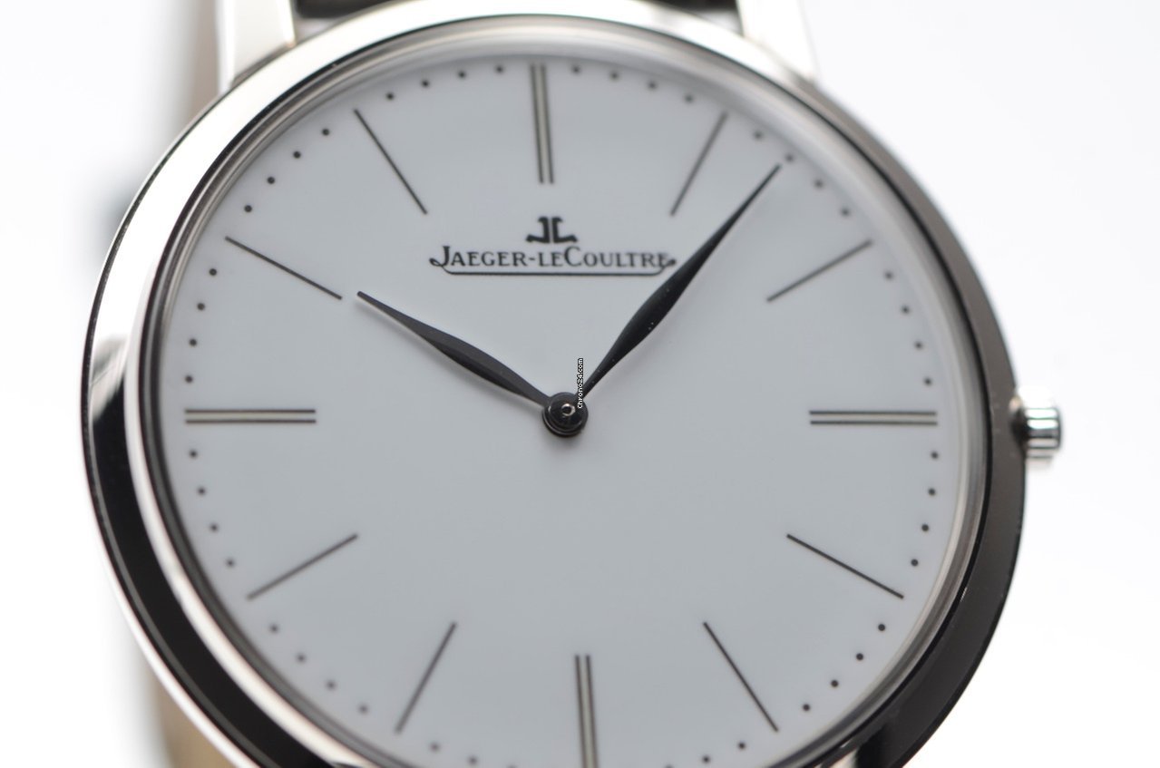 IMG_9081 Jaeger-LeCoultre Master Ultra Thin Mens watch Unisex Manual winding White gold Q12935E1 Replica 7