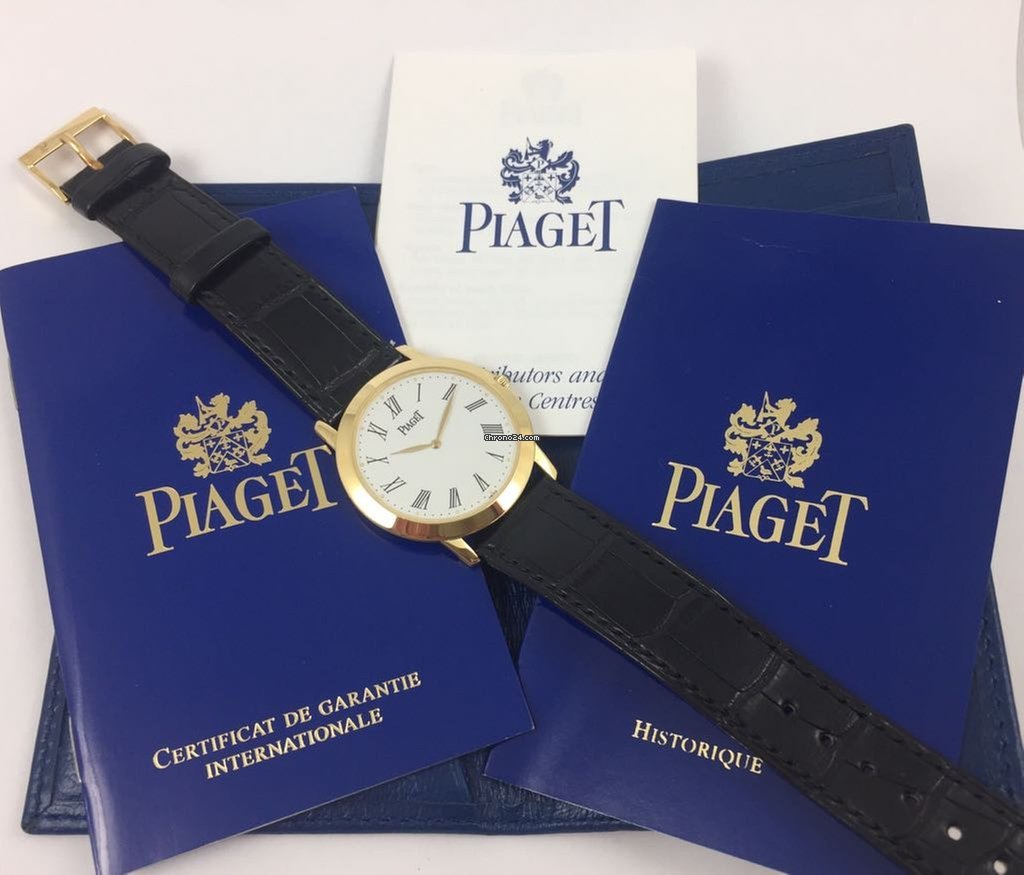IMG_9081 Piaget Mens watch Unisex Manual winding Yellow gold 9920 Replica 7