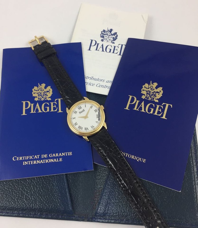 IMG_9081 Piaget Womens watch Manual winding Yellow gold 9968 Replica 7