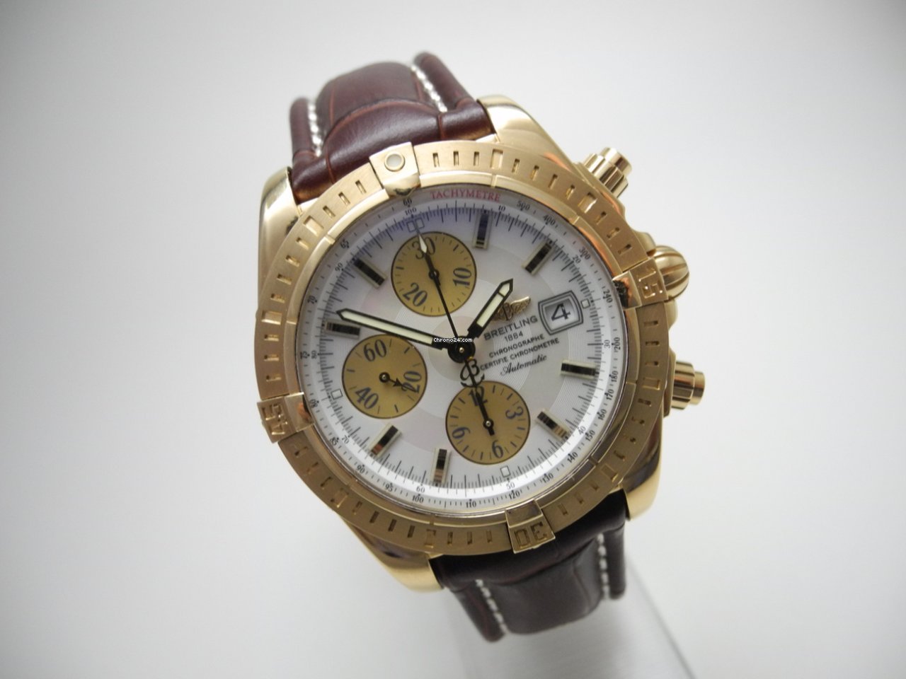 Breitling Chronomat Evolution Mens watch Unisex Automatic Yellow gold K13356 Replica 7